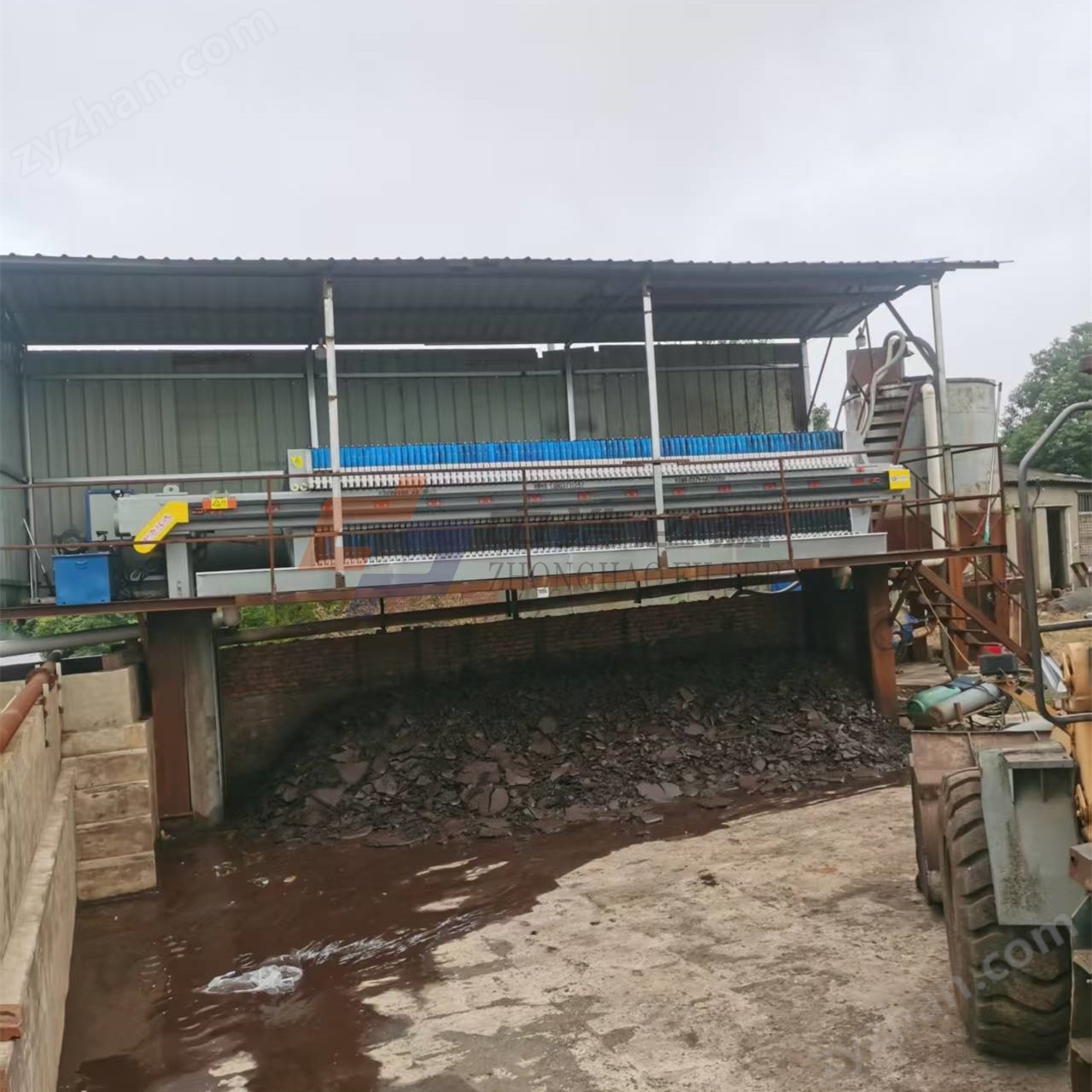 Jiuding box filter press - Zhonghao filtration lithium carbide ink press mud machine