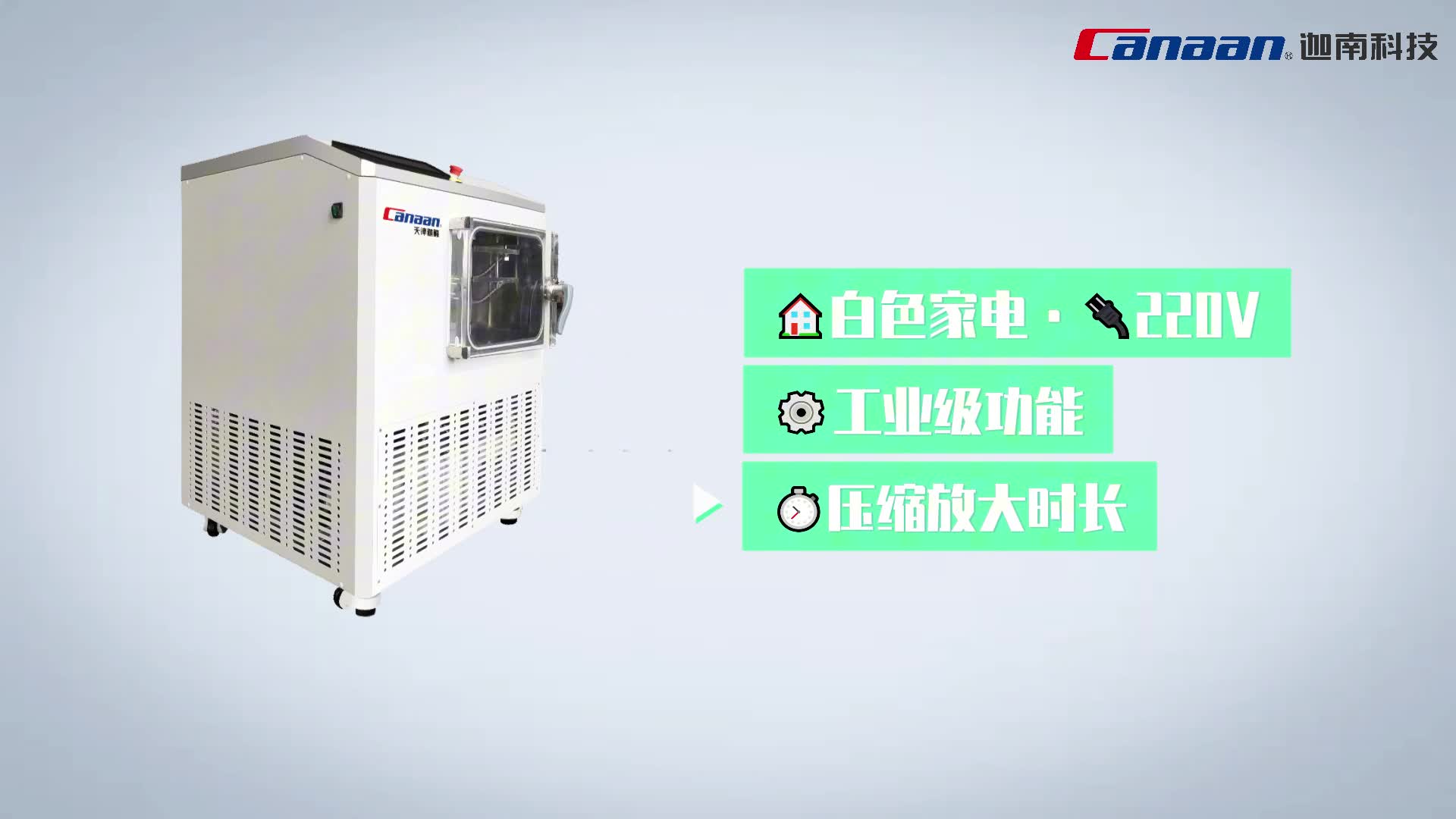 1㎡能放什么？一臺工業級實驗室凍干機。