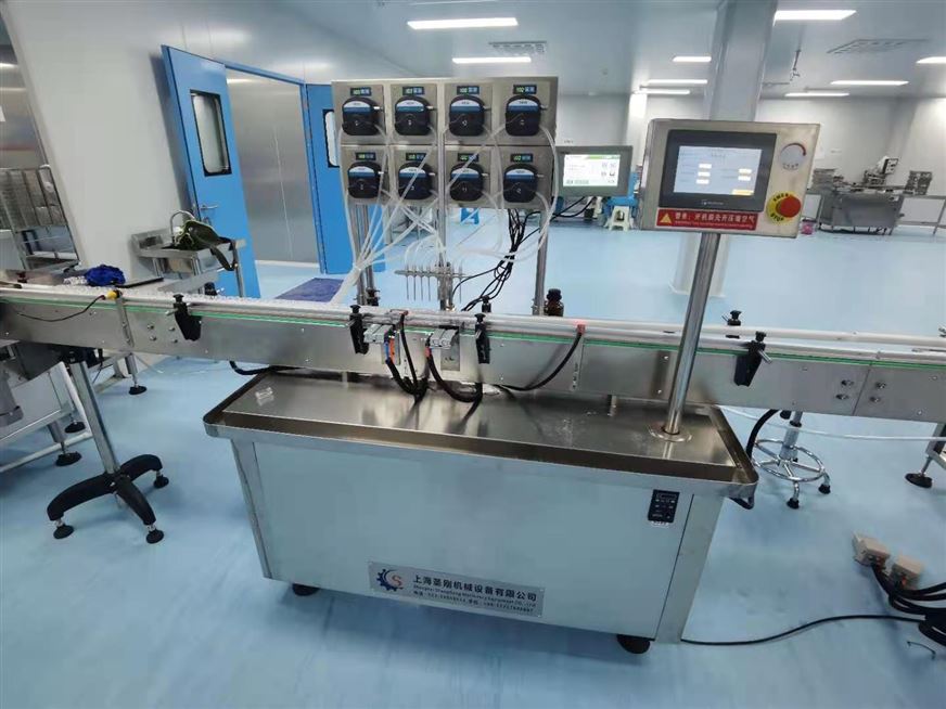 1ml西林瓶液体灌装加塞轧盖机