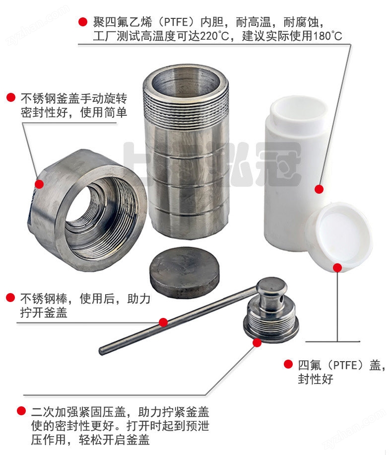 不銹鋼水熱合成反應釜